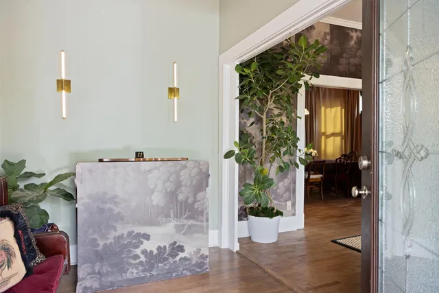 a view of a entryway