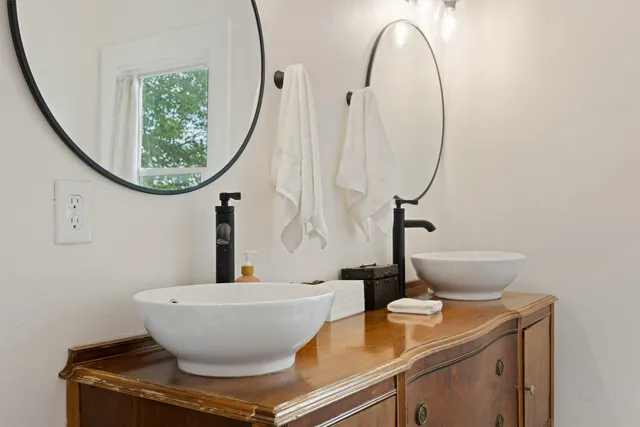 a bathroom with a sink and a bathtub