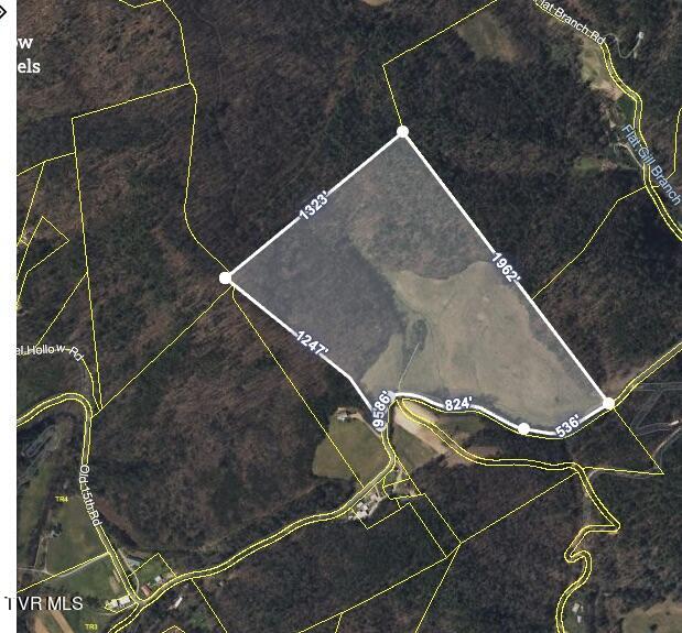 41.85-acrs Old 15th Road Del Rio, TN 37727 - Photo 2 of 14 Ariel View Plat