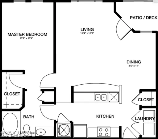 $1,250 | 8290 Gate Parkway West, Unit 510, Jacksonville, FL 32216