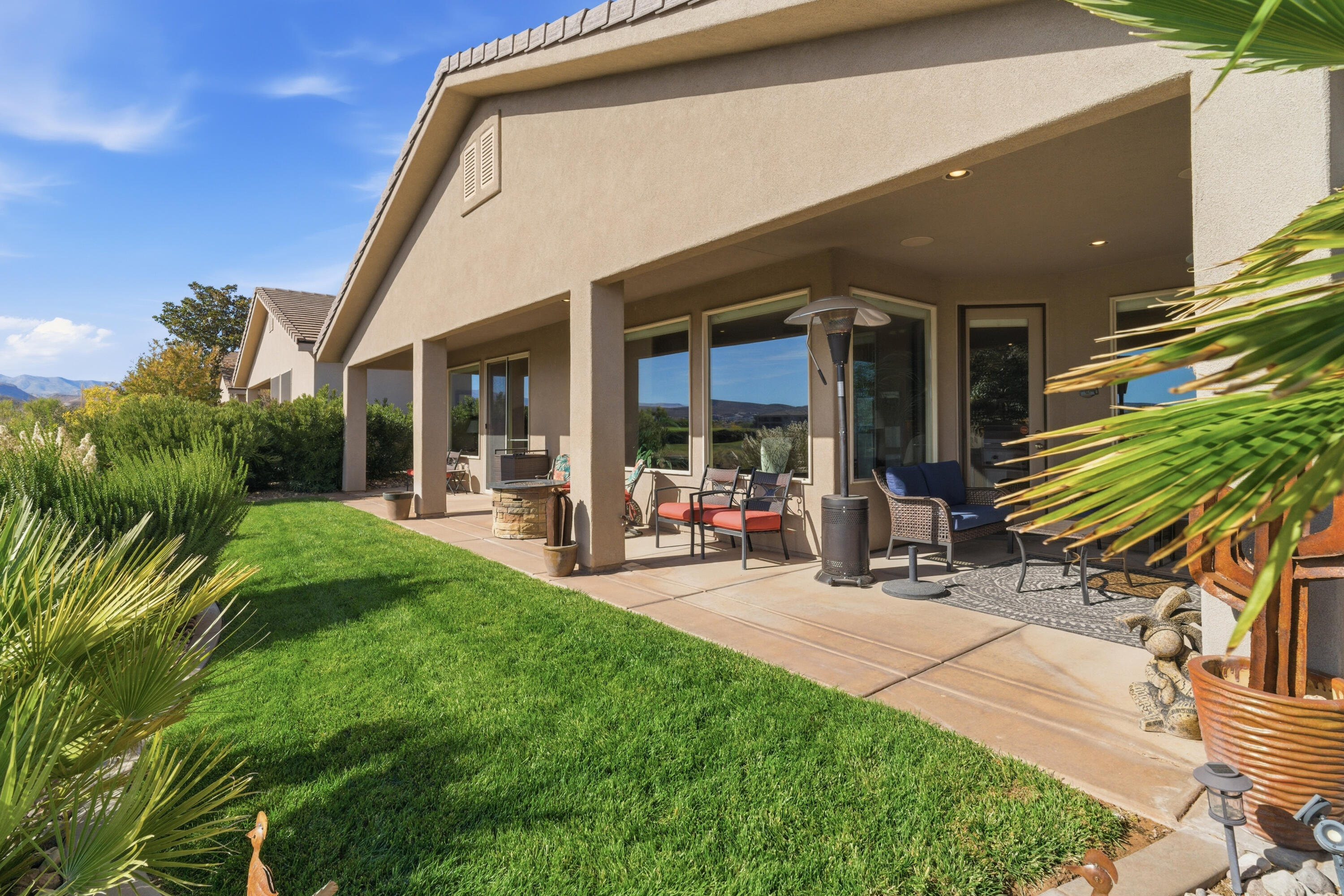 409 North Country Lane, Unit 1 St. George, UT 84770 - Photo 30 of 39 Backyard view