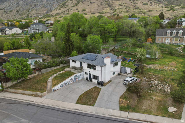 500 North 800 East Springville, UT 84663 - Photo 47 of 51 Aerial perspective of suburban area with a mountainous background
