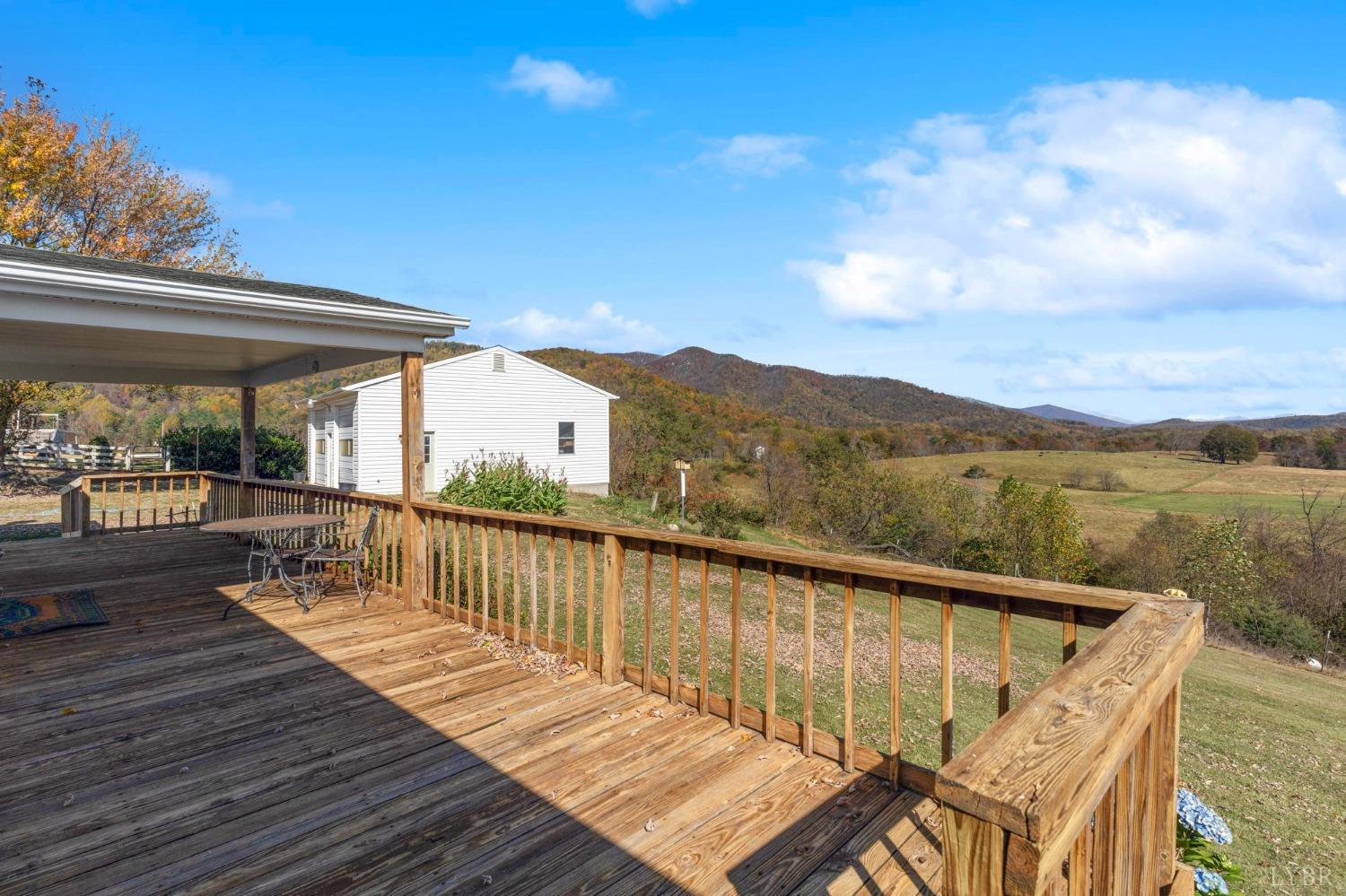 1328 Indian Creek Road Amherst, VA 24521 - Photo 33 of 51 a view of a balcony with lake view and mountain view