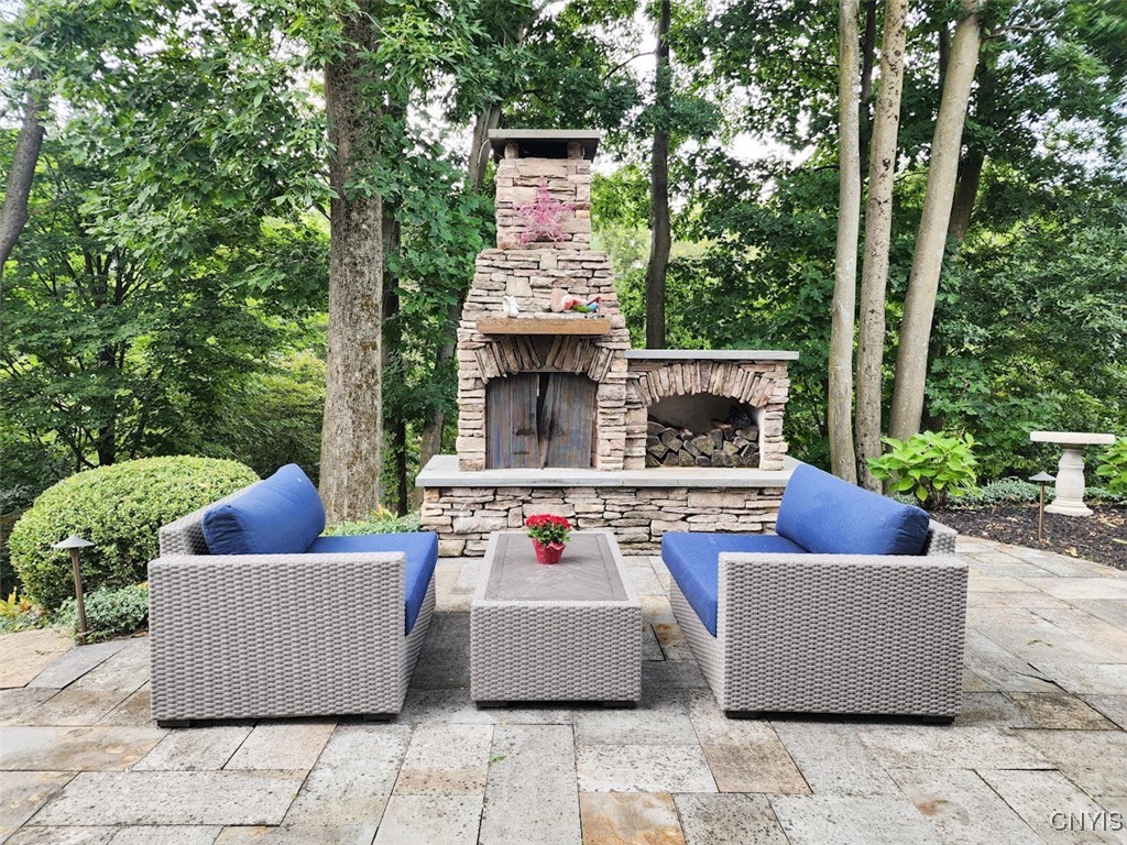 4840 Westfield Drive Manlius, NY 13104 - Photo 37 of 48 Here is a closer look at the outdoor fireplace and