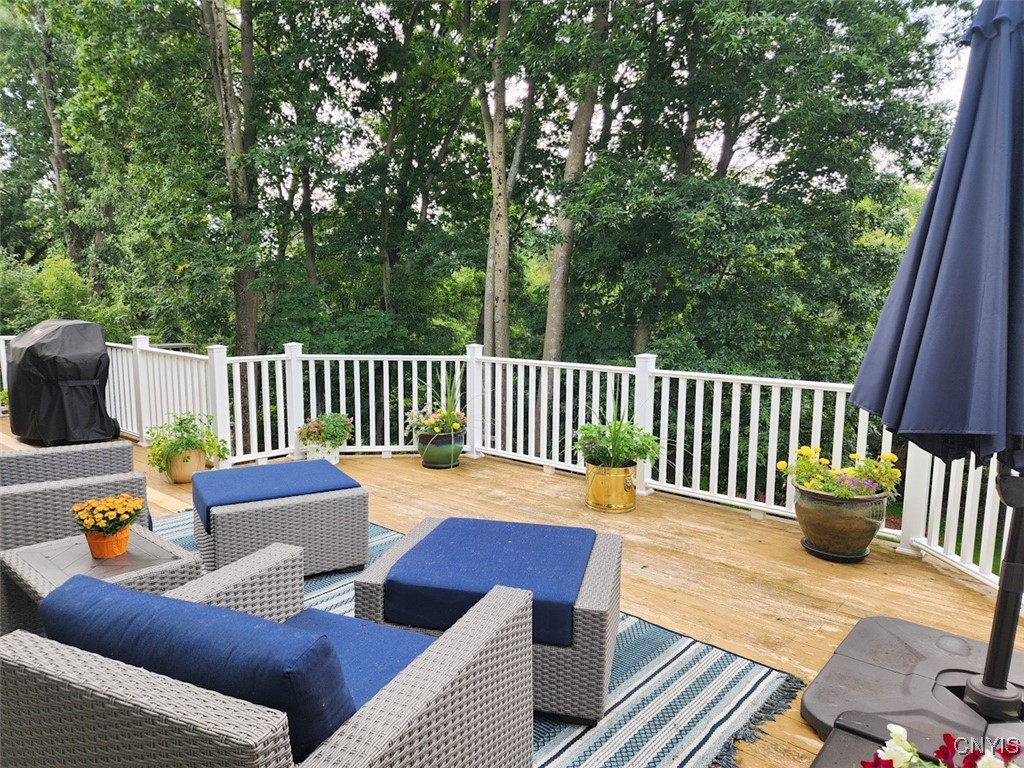 4840 Westfield Drive Manlius, NY 13104 - Photo 39 of 48 The view from the upper deck is also incredible, w