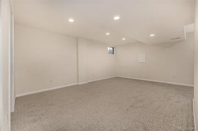 a view of empty room