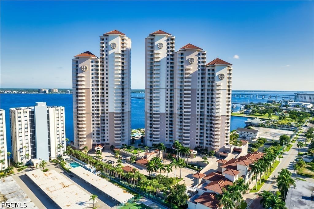 2104 West First Street, Unit 1004 Fort Myers, FL 33901 - Photo 1 of 42 a view of a city with tall buildings