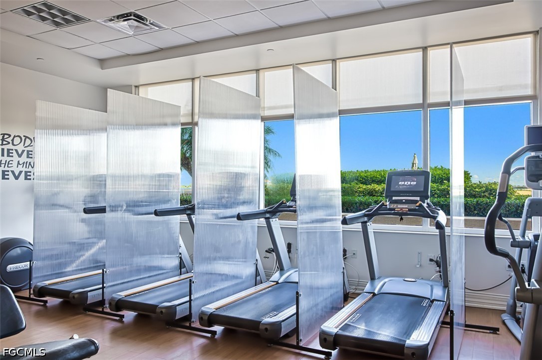 2104 West First Street, Unit 1004 Fort Myers, FL 33901 - Photo 42 of 42 a room with gym equipment