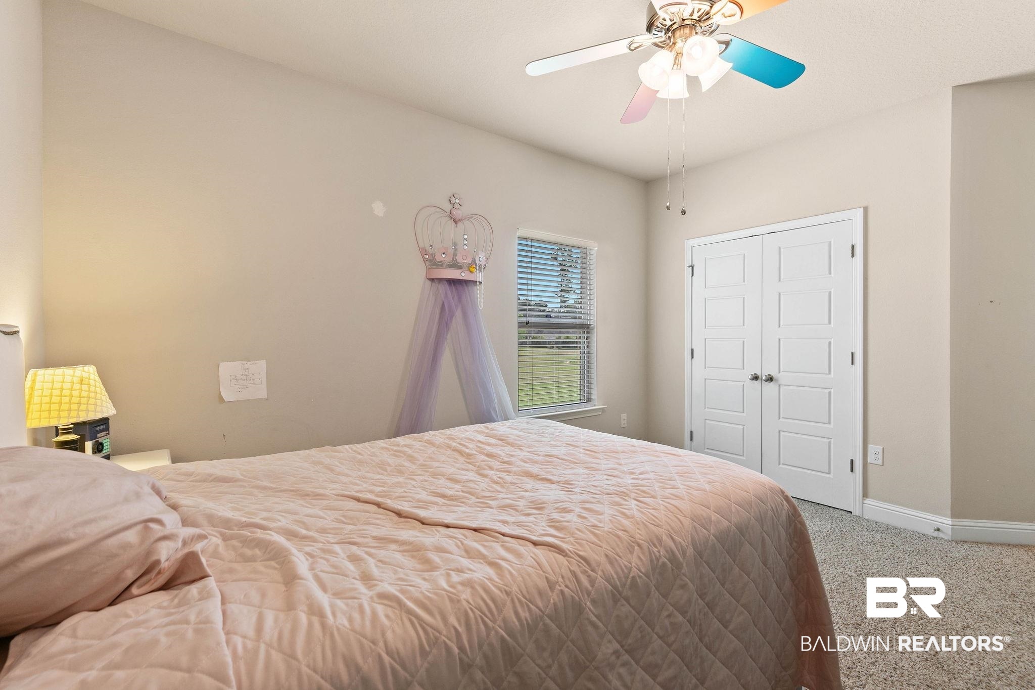 12750 B Jenkins Pit Road Daphne, AL 36527 - Photo 50 of 89 Carpeted bedroom with a closet and ceiling fan