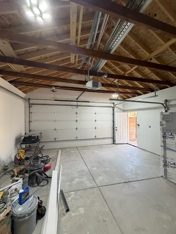 a view of storage and utility room