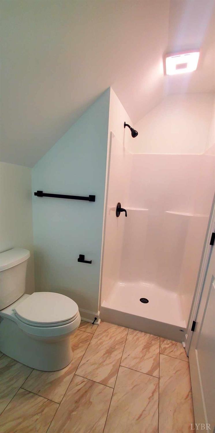 6230 Charlemont Road Goode, VA 24556 - Photo 87 of 99 a bathroom with a toilet and a shower
