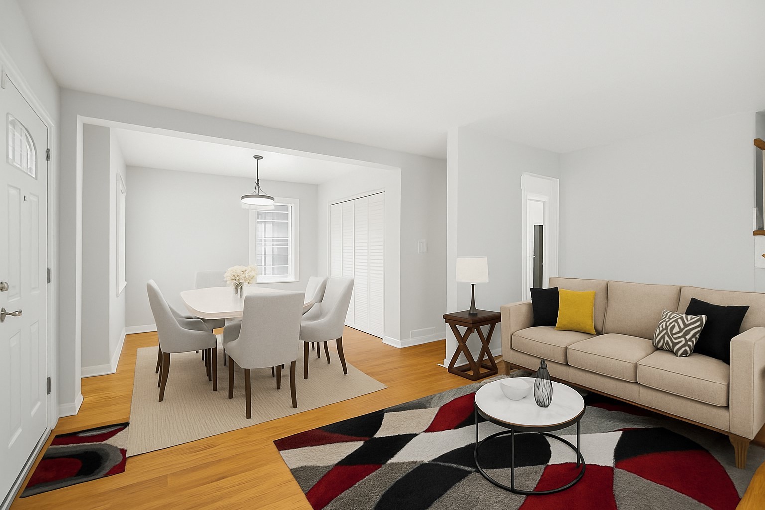 4631 North Lawler Avenue Chicago, IL 60630 - Photo 2 of 34 a view of a dining room with furniture and wooden floor