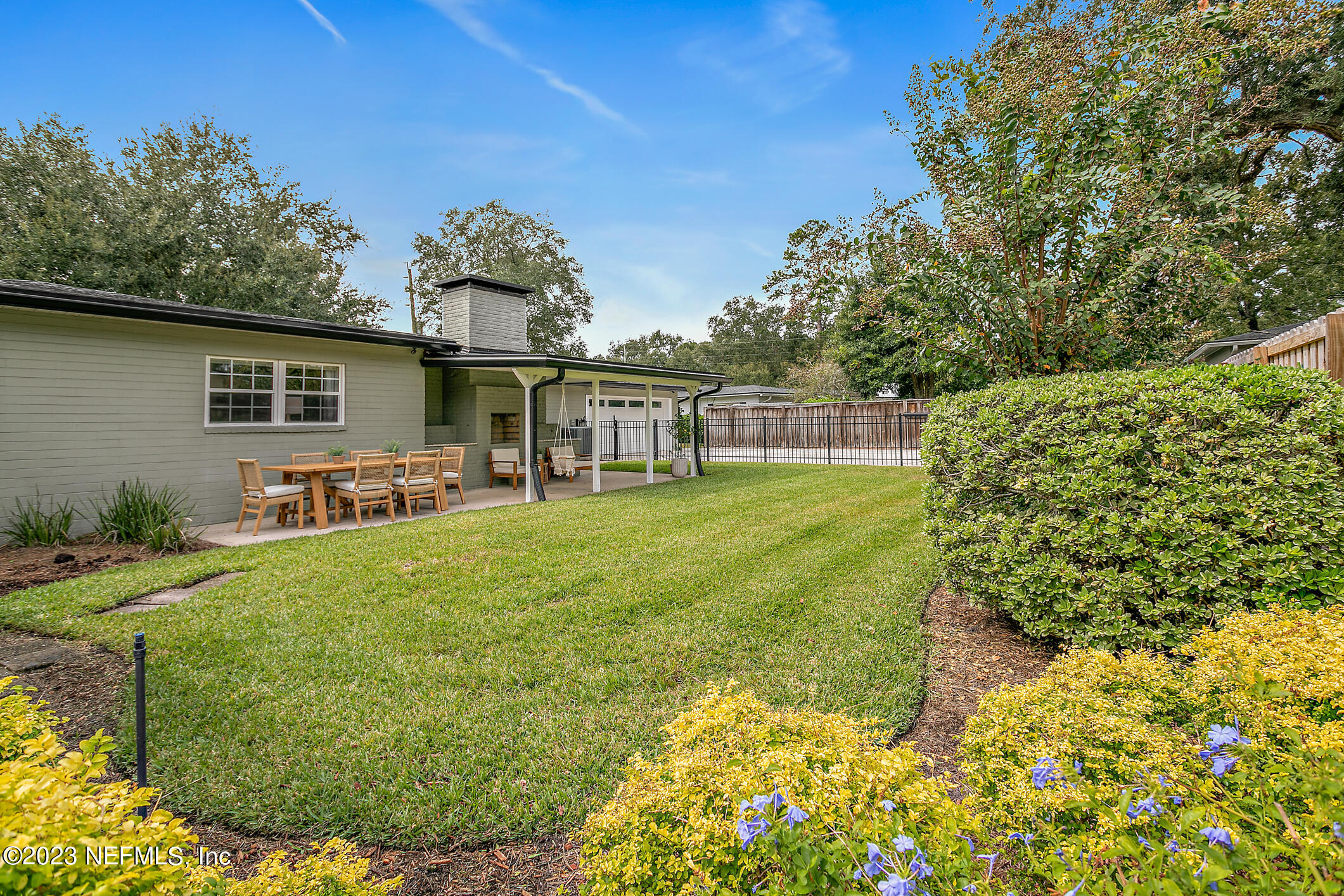 4717 Carlisle Road Jacksonville, FL 32210 - Photo 38 of 46 Backyard Has Beautiful Landscaping