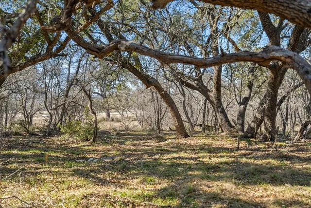 a view of yard covered with snow