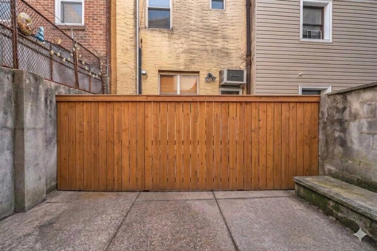 823 South 10th Street Philadelphia, PA 19147 - Photo 23 of 28 AI generated of what yard looks like with fence.