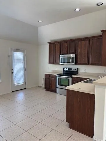 a view of a room with empty racks