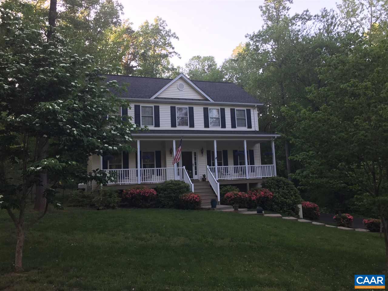 350 Spring Haven Lane Ruckersville, VA 22968 - Photo 49 of 50 a front view of a house with a garden