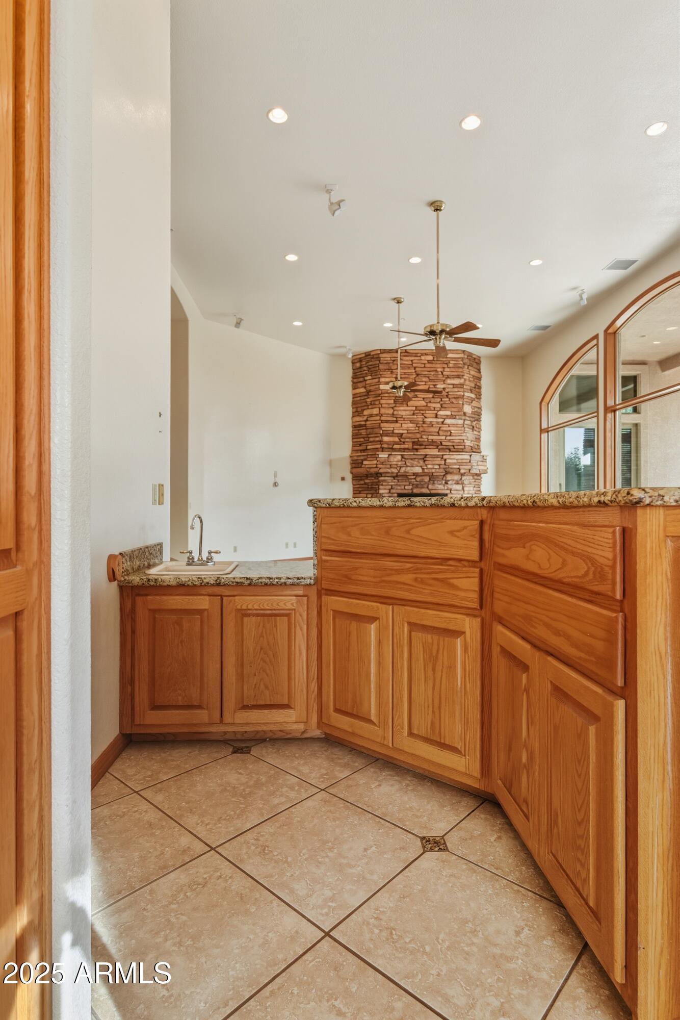 1606 Becky Circle Payson, AZ 85541 - Photo 58 of 58 a kitchen with stainless steel appliances granite countertop a stove a sink and a refrigerator