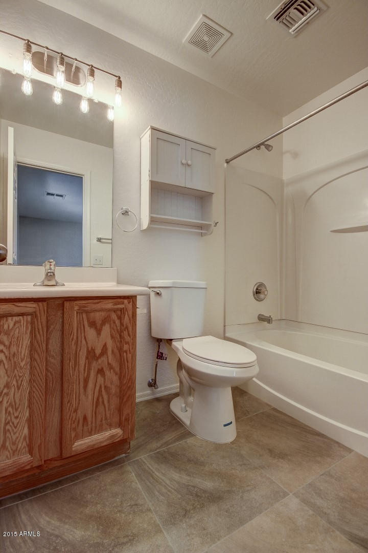 16148 West Boca Raton Road Surprise, AZ 85379 - Photo 18 of 24 a bathroom with a toilet a sink and bathtub