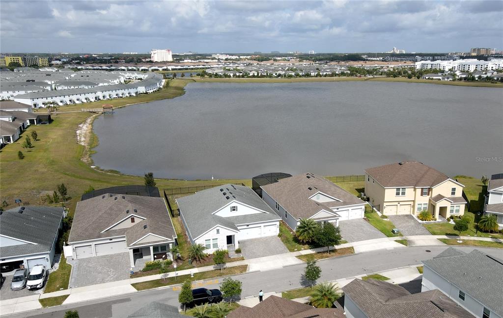 2926 Wordsmith Road Kissimmee, FL 34746 - Photo 42 of 42 an aerial view of residential houses with outdoor space