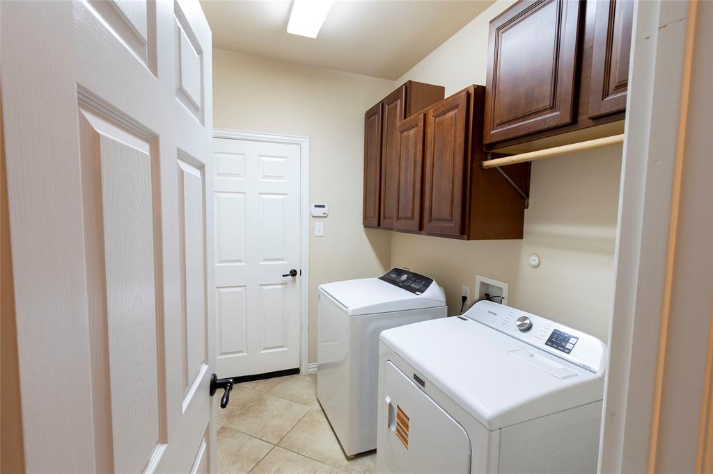 2931 Bandera Grand Prairie, TX 75054 - Photo 16 of 34 a utility room with dryer and washer