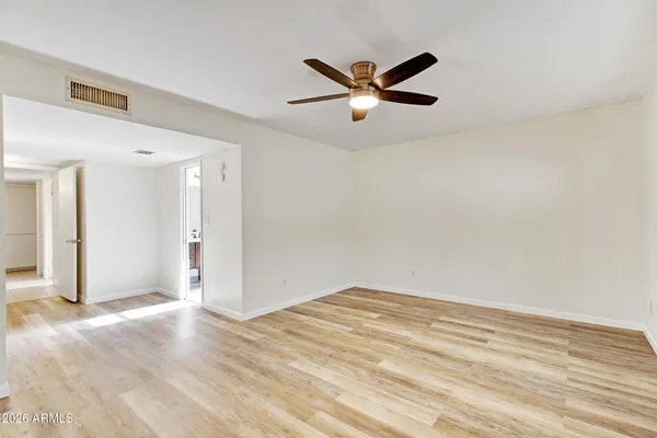 a view of closet area