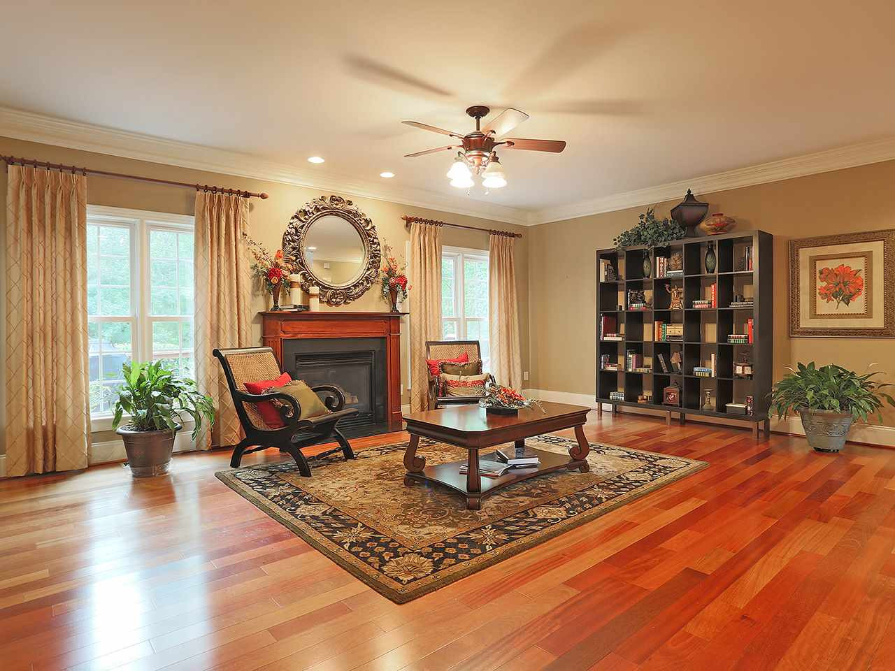 7304 Sparhawk Road Wake Forest, NC 27587 - Photo 10 of 30 Living Room With GL FP