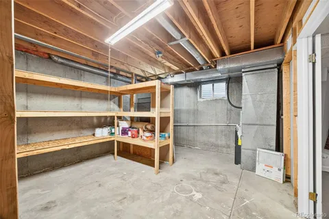 a view of storage and utility room