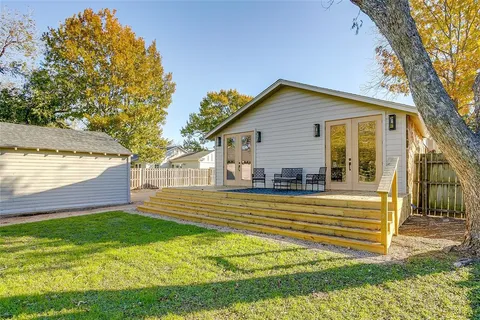 a view of swimming pool with trees