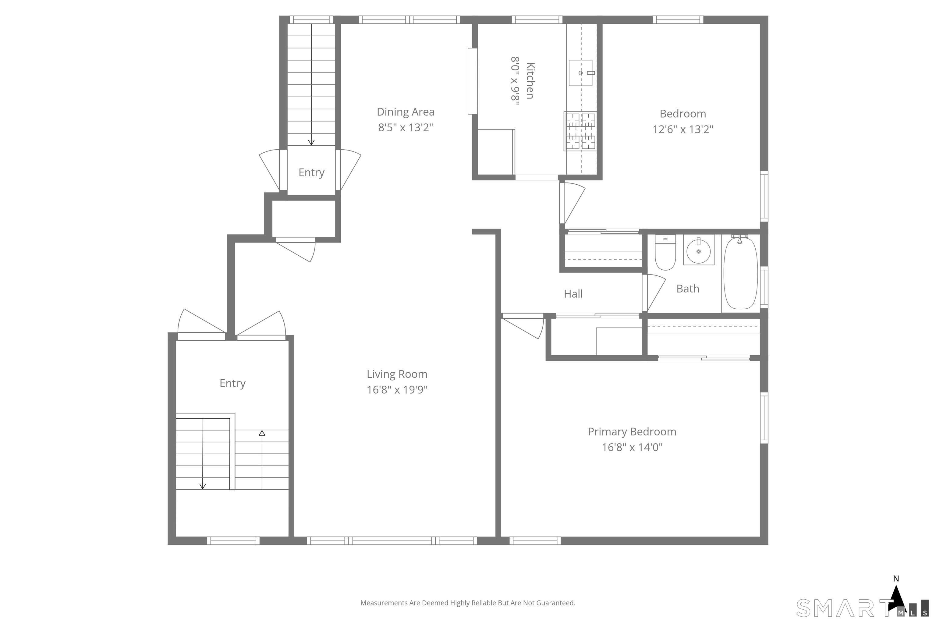 250 Glenbrook Road, Unit 38C Stamford, CT 06906 - Photo 23 of 23 Unit floor plan