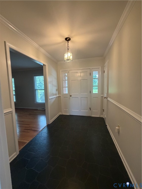 309 Old Plank Road Kenbridge, VA 23944 - Photo 15 of 45 Entryway featuring dark irregular-patterned tile f