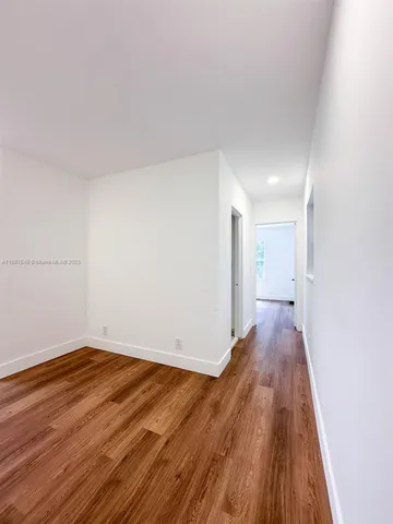 a view of a balcony with an outdoor space