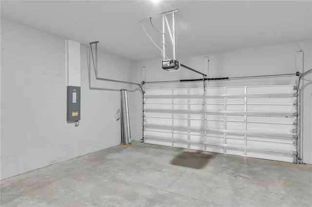 a view of a room with an empty space