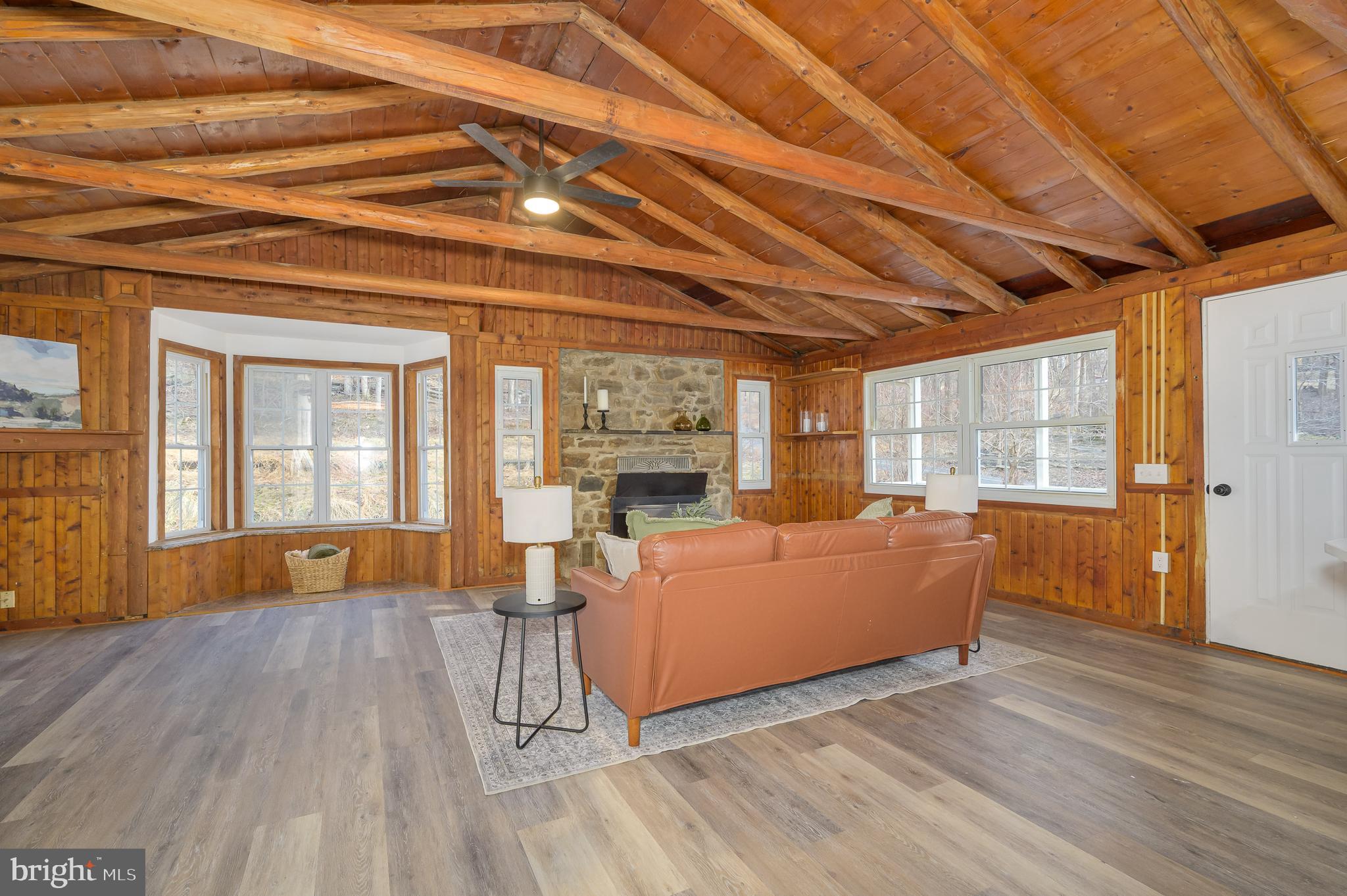 131 Flop Ear Road Harpers Ferry, WV 25425 - Photo 9 of 24 a living room with furniture and a fireplace