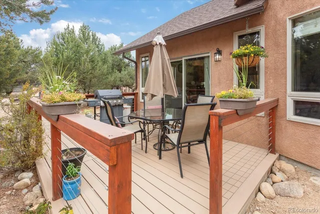 a view of a house with wooden stairs