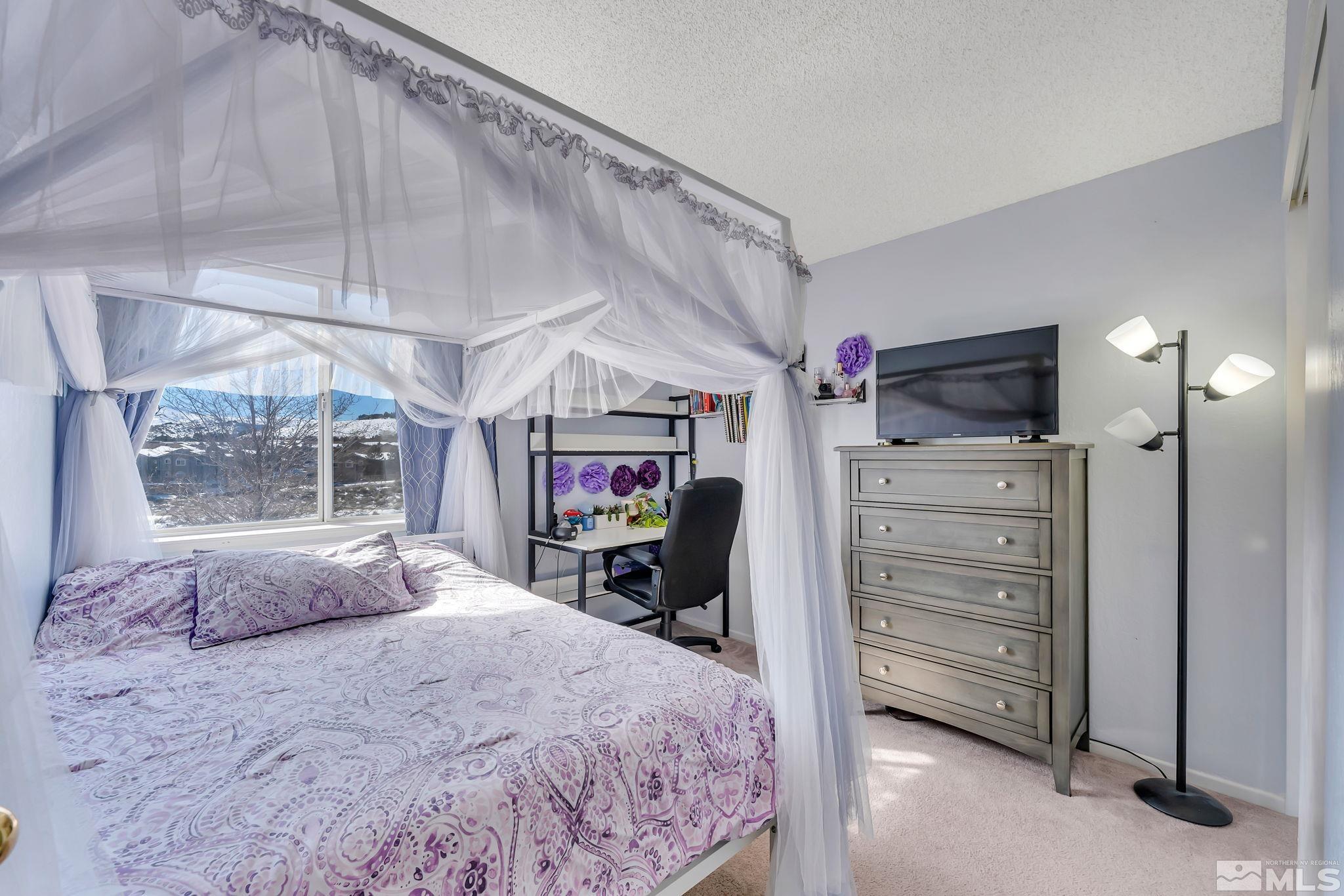 6580 Fall River Circle Reno, NV 89523 - Photo 31 of 36 a bedroom with a bed and a mirror