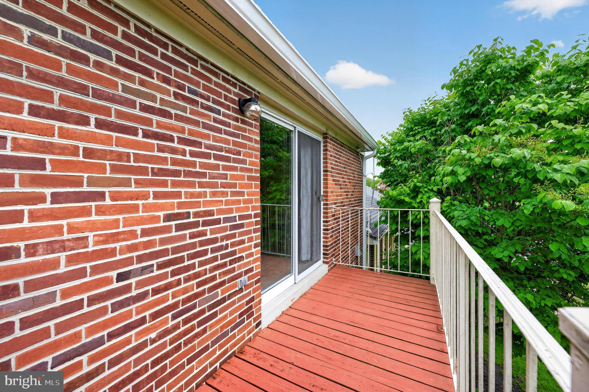 46 Buttonwood Street Mount Holly, NJ 08060 - Photo 2 of 26 2nd Floor Balcony with newer wood flooring