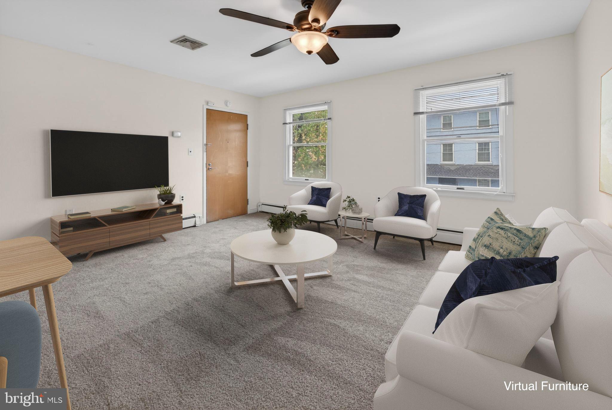 46 Buttonwood Street Mount Holly, NJ 08060 - Photo 7 of 26 Virtual Furniture - Living Rm