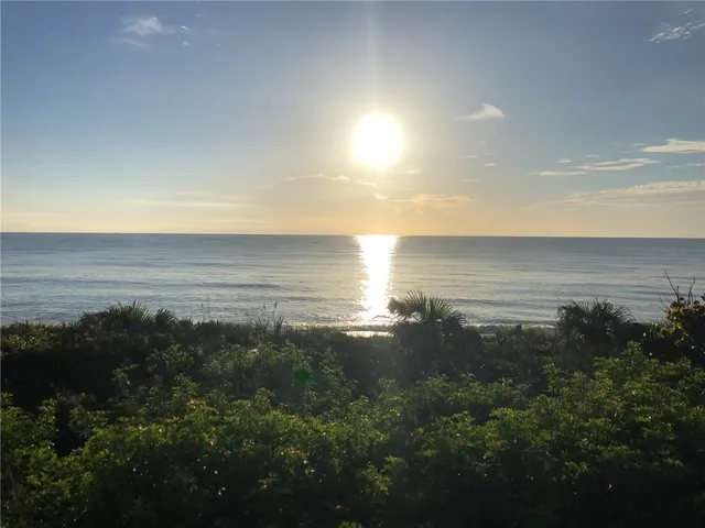 a view of an ocean beach