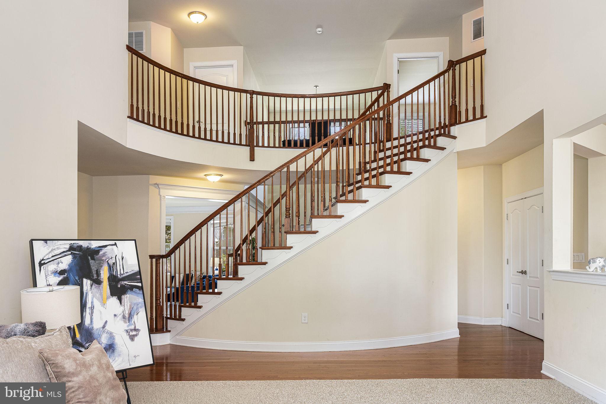 1417 Stockton Road Coatesville, PA 19320 - Photo 3 of 39 Elegant foyer with sweeping staircase.