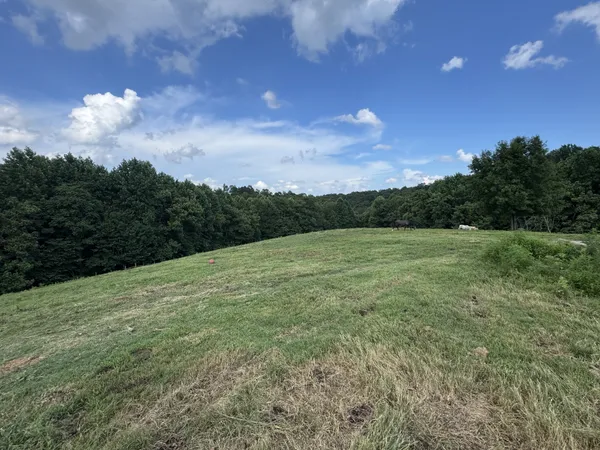 a view of an outdoor space with a lake view