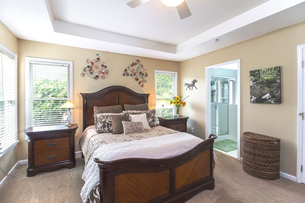 5914 Forest Ridge Drive Durham, NC 27713 - Photo 14 of 25 Master Bed to Bath