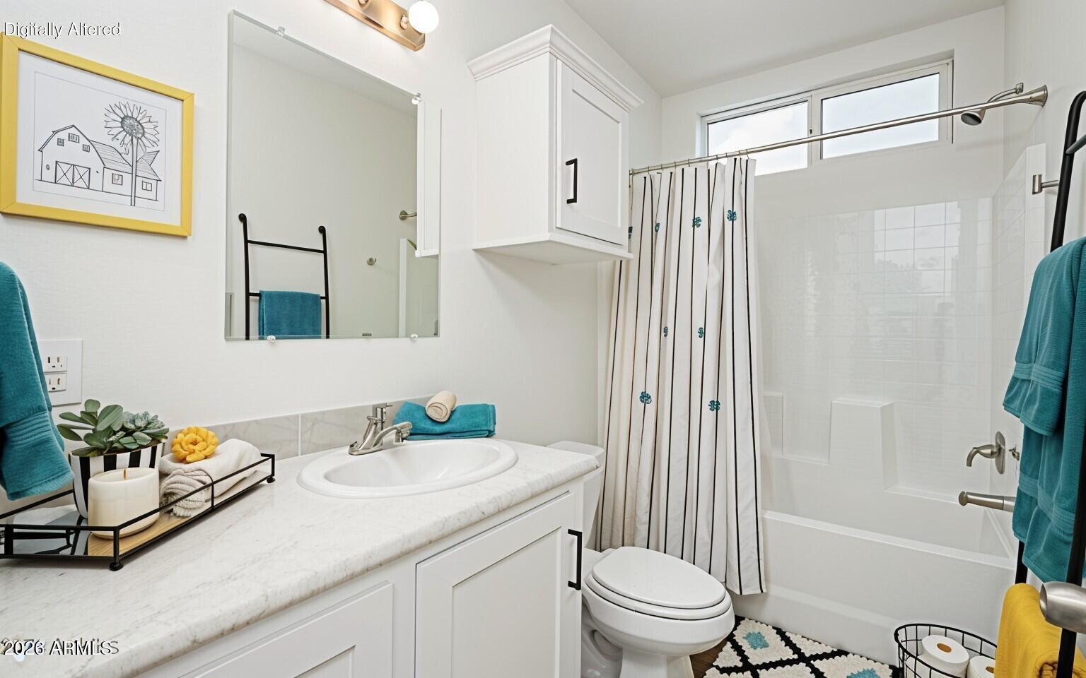 12 Ranch Drive Camp Verde, AZ 86322 - Photo 26 of 66 Guest Bathroom Virtually Staged - 12 Ran