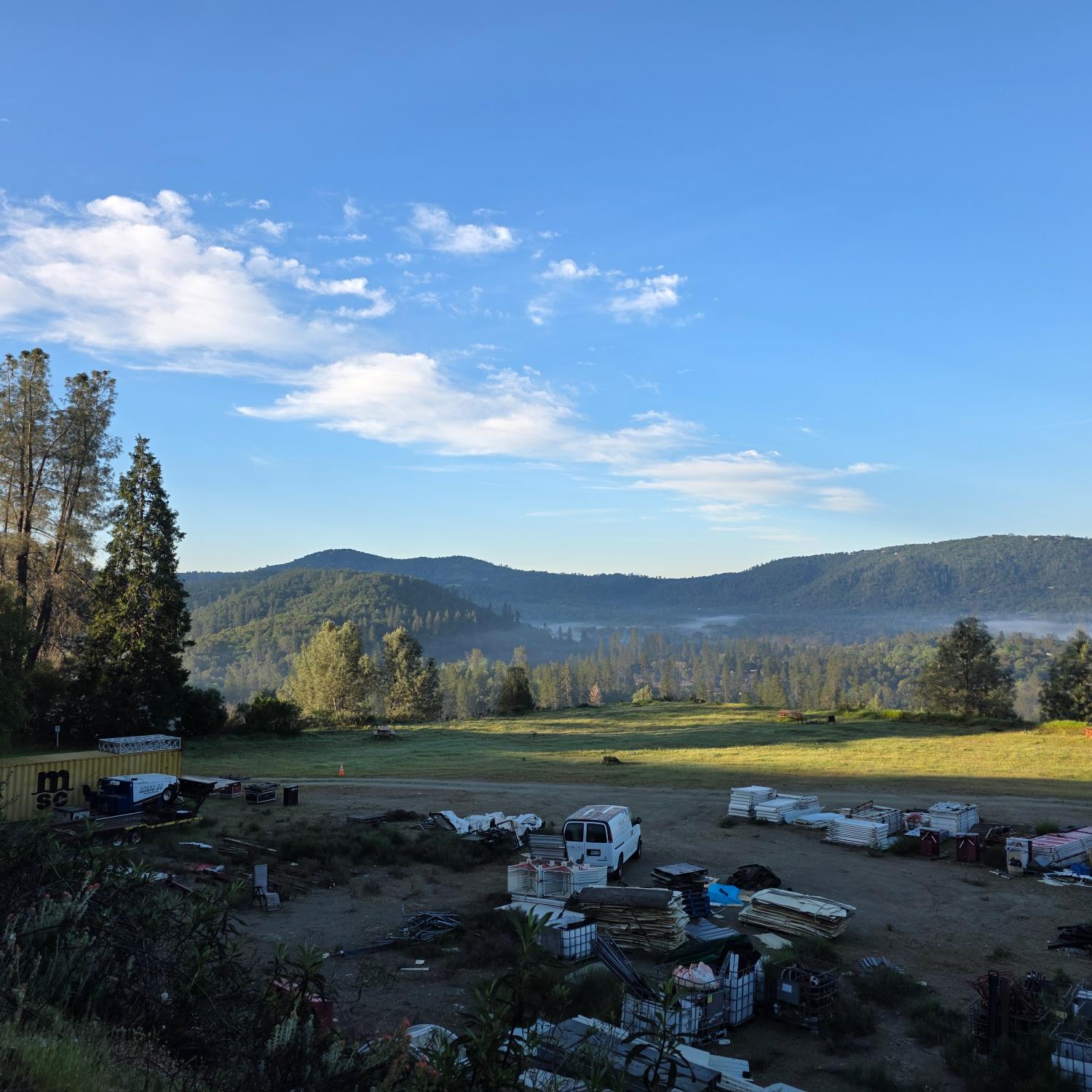 6600 Marshall Road Lotus, CA 95651 - Photo 12 of 32 a view of a lake with a mountain in the background
