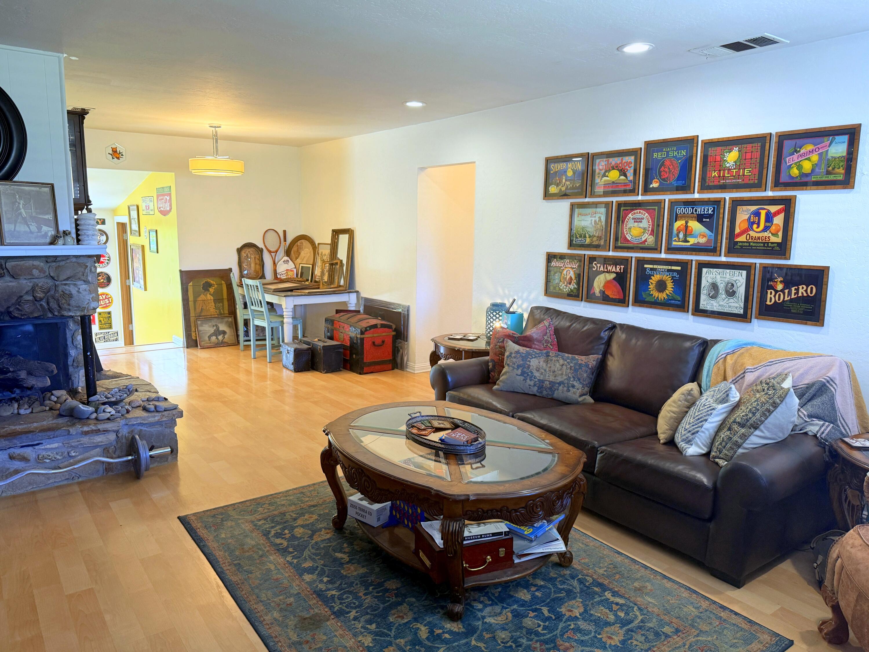 50 East Portal Street Oak View, CA 93022 - Photo 3 of 33 a living room with furniture and a bookshelf
