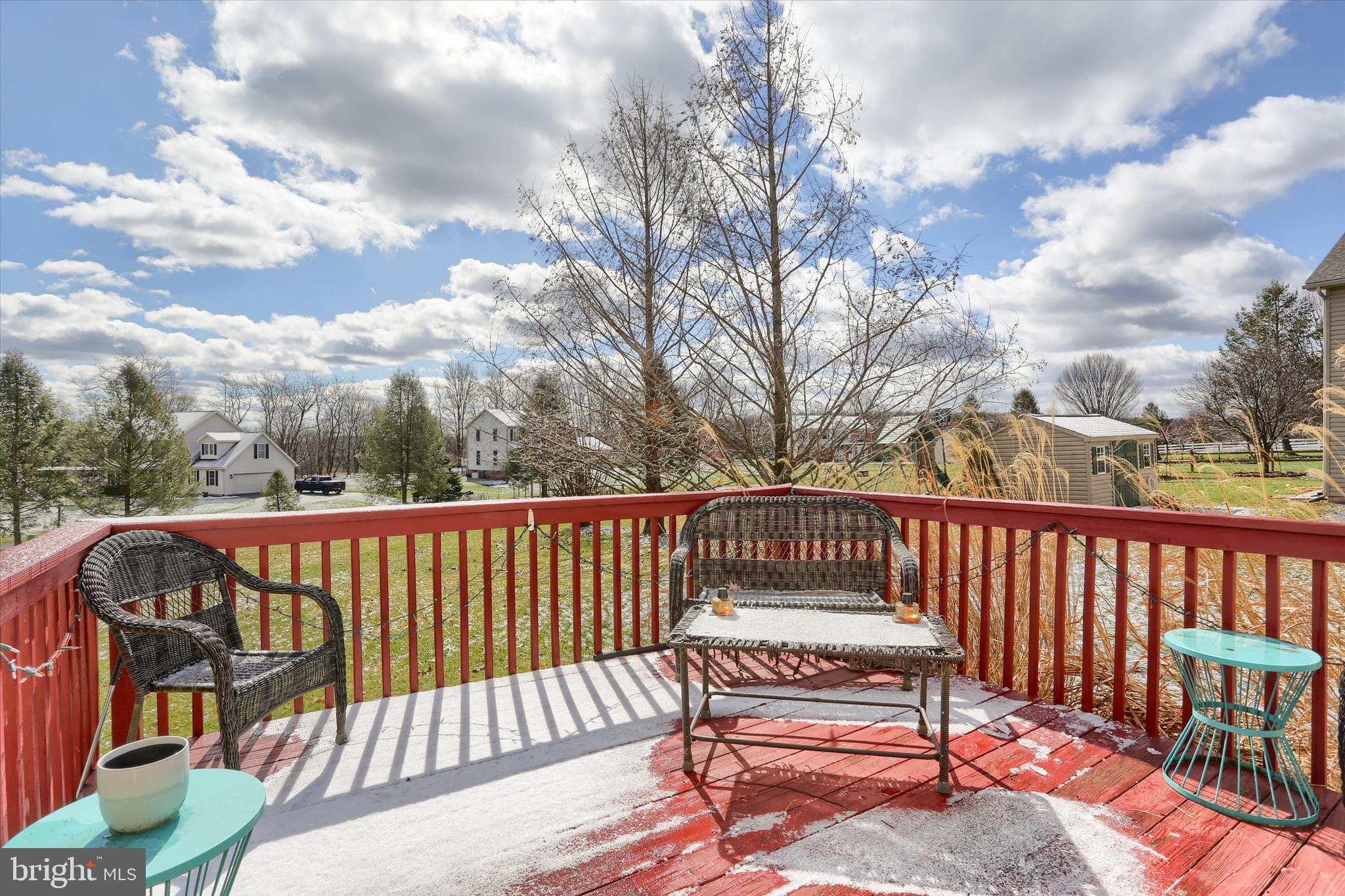 440 Whisler Road Etters, PA 17319 - Photo 31 of 33 a roof deck with a table and chairs
