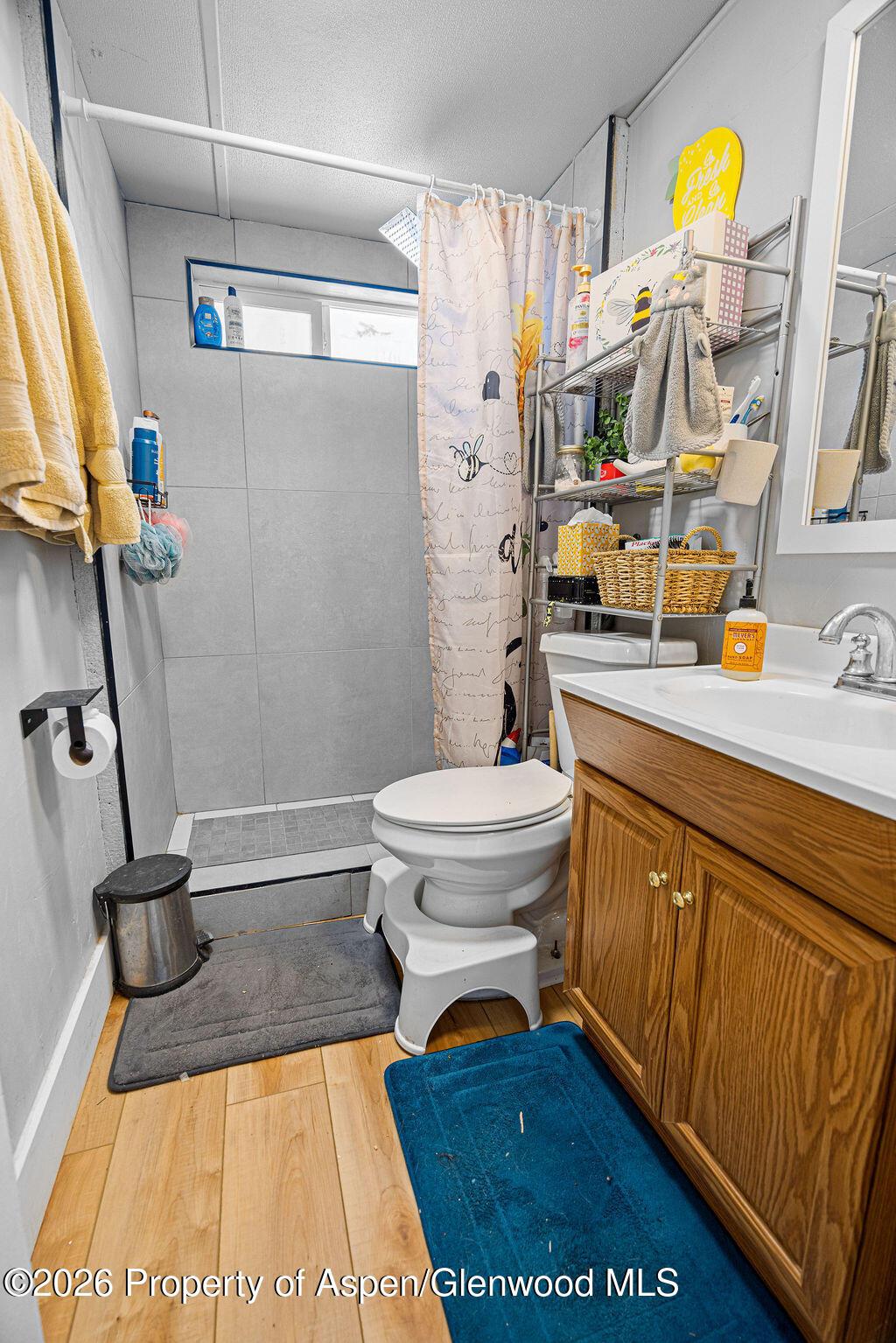 1464 Sage Street Craig, CO 81625 - Photo 25 of 47 a bathroom with a sink a toilet and shower
