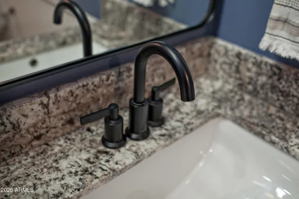 a close view of sink