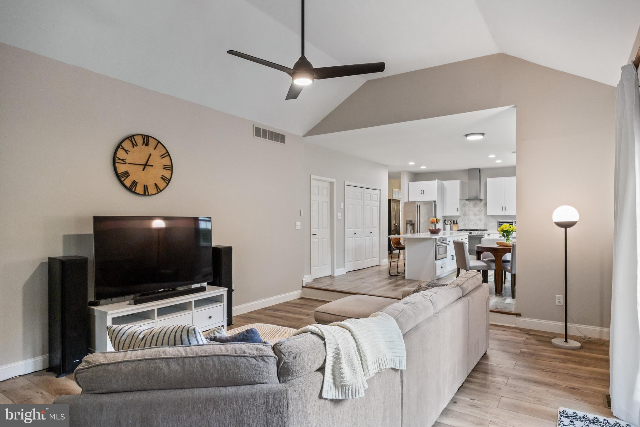 316 West 3rd Street Moorestown, NJ 08057 - Photo 17 of 48 a living room with furniture and a flat screen tv