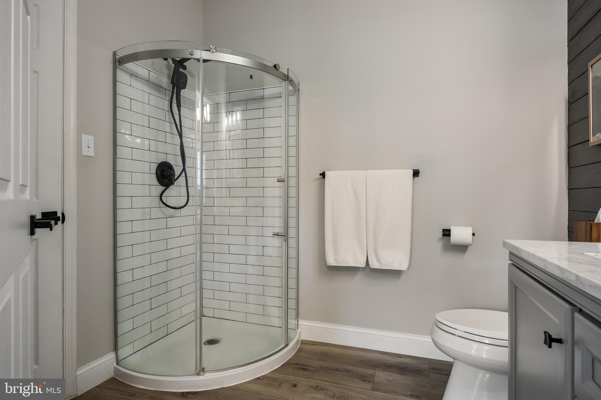 316 West 3rd Street Moorestown, NJ 08057 - Photo 21 of 48 a bathroom with a shower and toilet